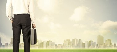 Şehir görüşlü bir iş adamı