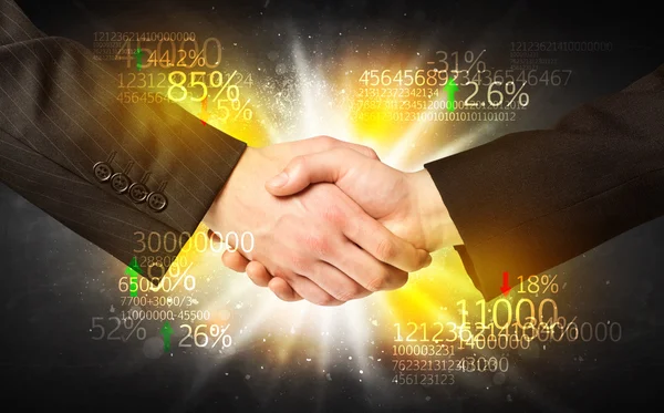Economy handshake — Stock Photo, Image