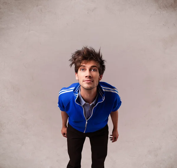 Portrait of a young man with empty copy space — Stock Photo, Image