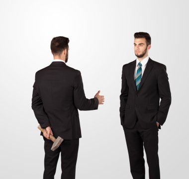 iki işadamı sıkışalım