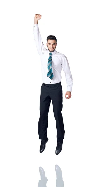 Hanging businessman — Stock Photo, Image