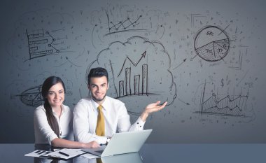 İş diyagramları ile iş Çift