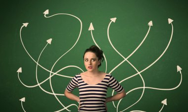 Güzel kız bir çözüm düşünme