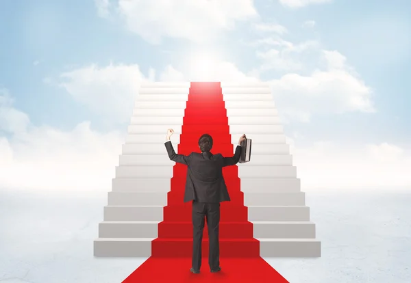 Looking at stairs to heaven — Stock Photo, Image