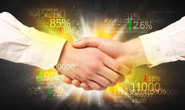 Economy handshake — Stock Photo, Image