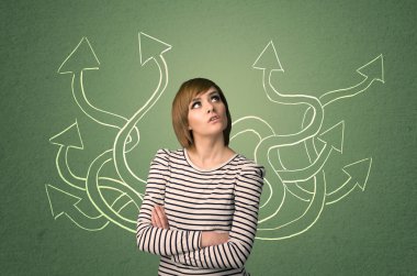 Güzel kız bir çözüm düşünme