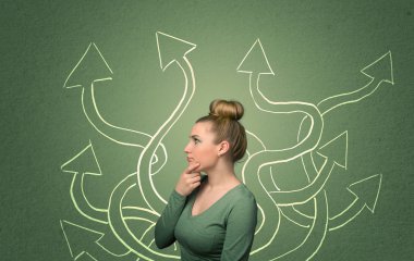 Güzel kız bir çözüm düşünme