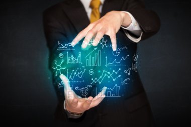elle çizilmiş iş diyagramları holding
