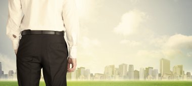 Şehir görüşlü bir iş adamı