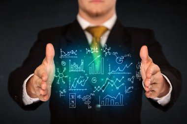 elle çizilmiş iş diyagramları holding