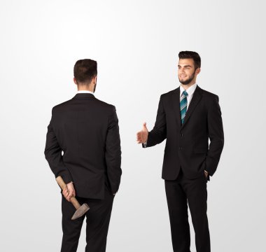 iki işadamı sıkışalım