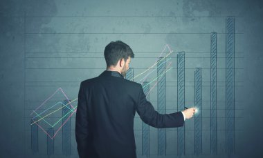 işadamı çizim grafik