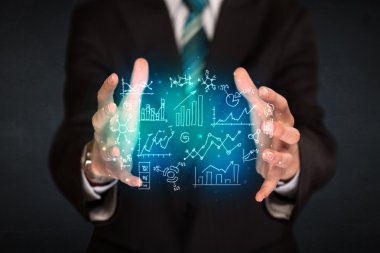 elle çizilmiş iş diyagramları holding