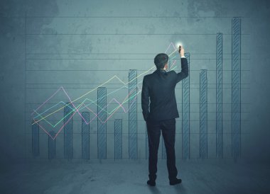 işadamı çizim grafik