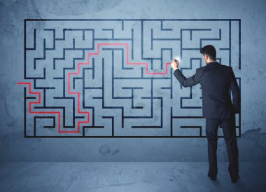 çözüm bir labirent