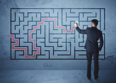 çözüm bir labirent