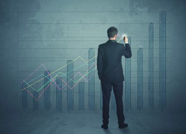işadamı çizim grafik
