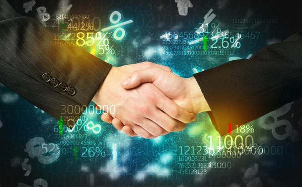 Economy handshake — Stock Photo, Image