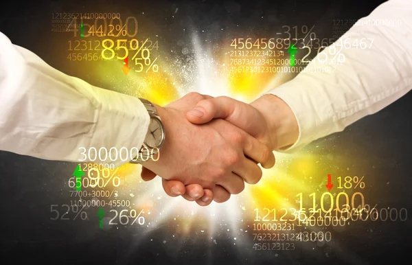 Economy handshake — Stock Photo, Image