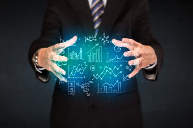 elle çizilmiş iş diyagramları holding