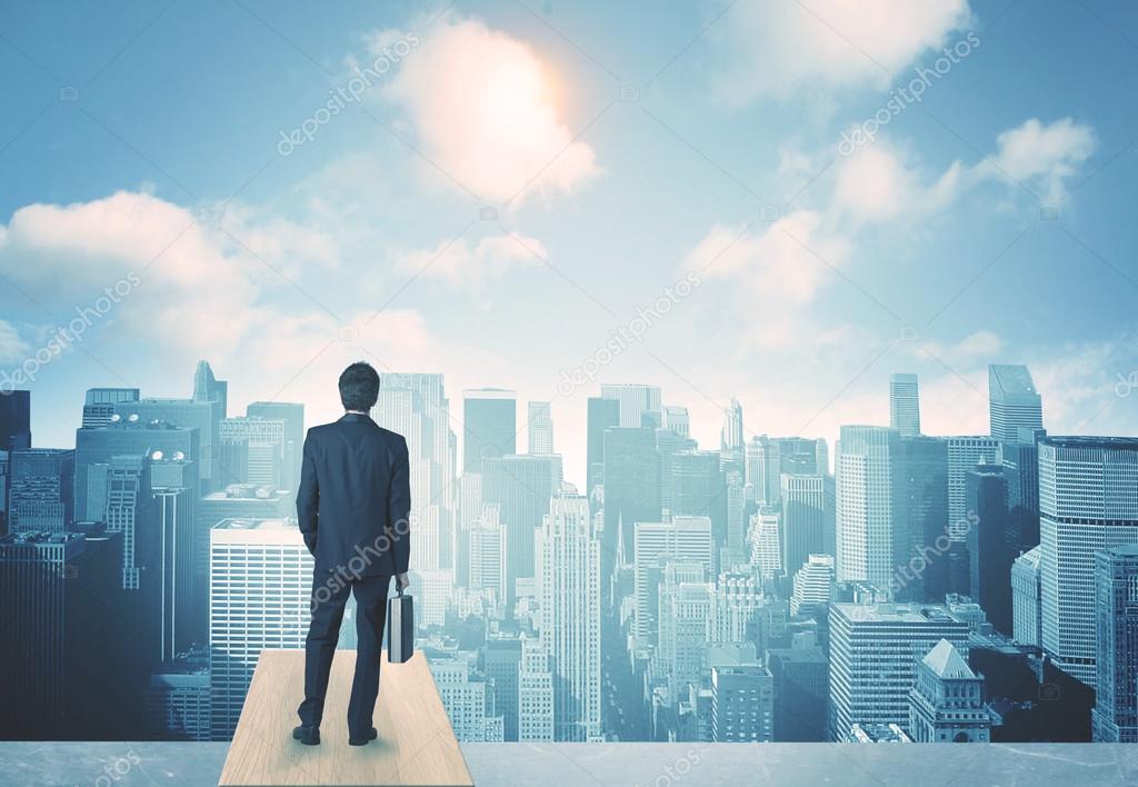 mirando a la ciudad del futuro — Foto de stock © ra2studio 81621768