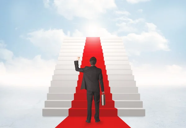 Looking at stairs to heaven — Stock Photo, Image