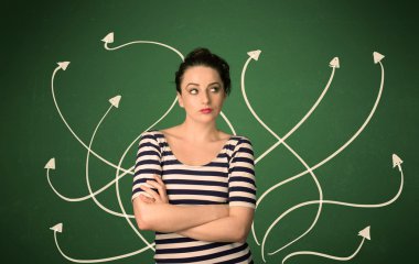 Güzel kız bir çözüm düşünme