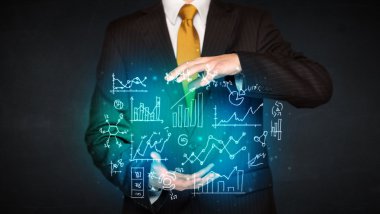elle çizilmiş iş diyagramları holding