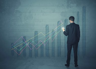 işadamı çizim grafik