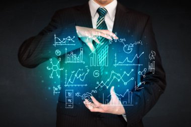 elle çizilmiş iş diyagramları holding