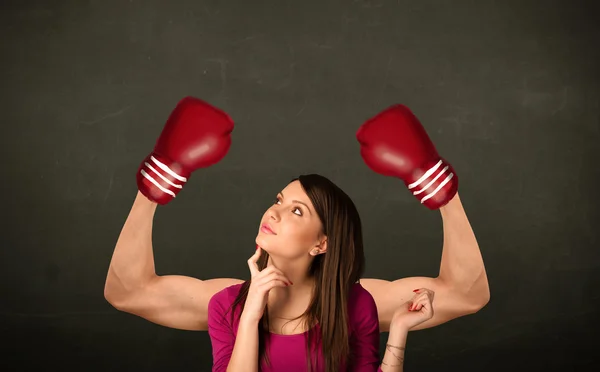 Brațe boxer puternice și musculoase — Fotografie, imagine de stoc