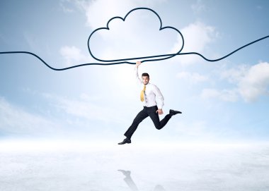 İşadamı kavramı asılı