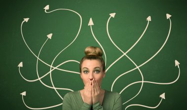 Güzel kız bir çözüm düşünme