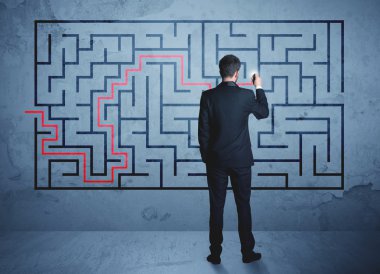 çözüm bir labirent