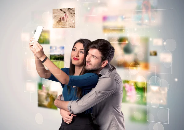 Couple Taking Selfie On The Grass Photo Background And Picture For Free  Download - Pngtree