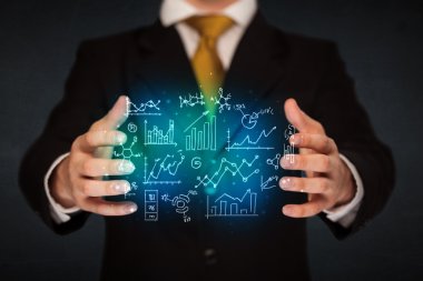 elle çizilmiş iş diyagramları holding