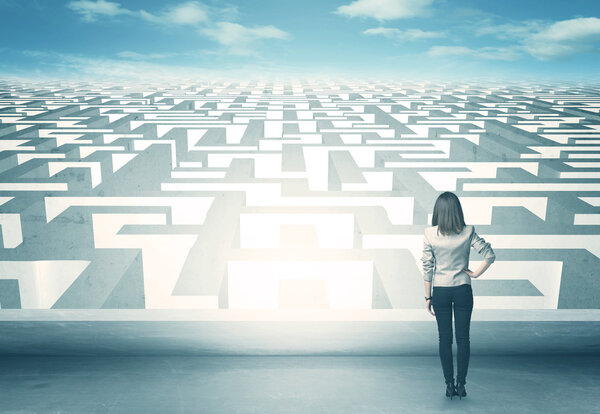 looking at labyrinth