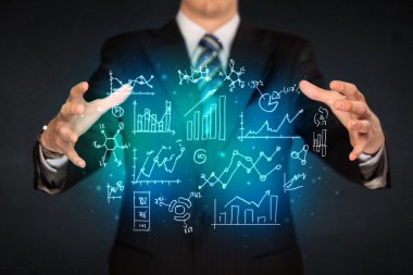 elle çizilmiş iş diyagramları holding