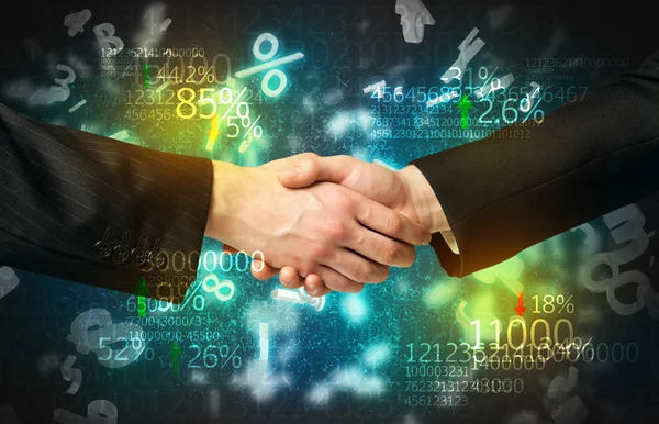 Economy business  handshake — Stock Photo, Image