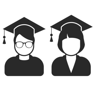 Kolej şapka - öğrenciler mezun öğrenciler