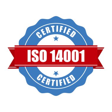 ISO 14001 sertifikalı damga - kalite standart mühür