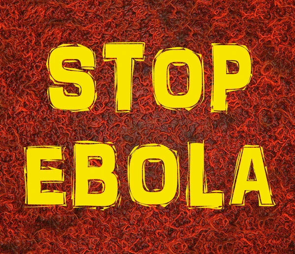 Przystanek ebola — Zdjęcie stockowe