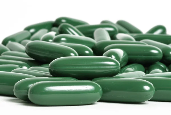 Suplementos de té verde — Foto de Stock