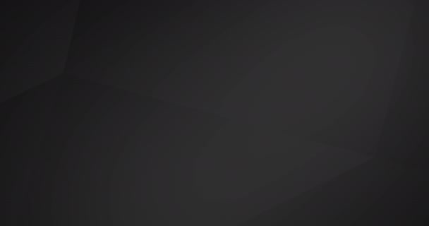 3D典雅的黑色灰色无缝环状梯度抽象动画背景 黑色星期五销售纹理 空白最小多边形Bg 商业视频演示 生日宴会背景 钻石形状 — 图库视频影像