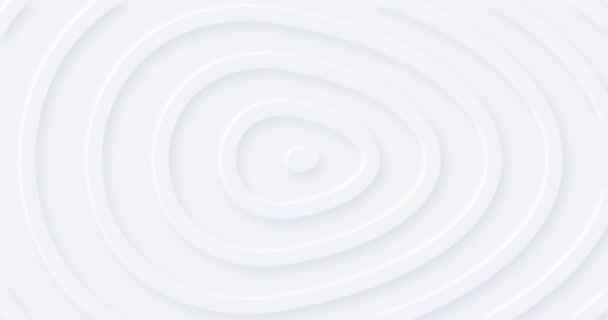 Λευκό Κυκλικό Αφηρημένο Κινούμενο Φόντο Καλή Πασχαλινή Καρτ Ποστάλ Σιλουέτα — Αρχείο Βίντεο