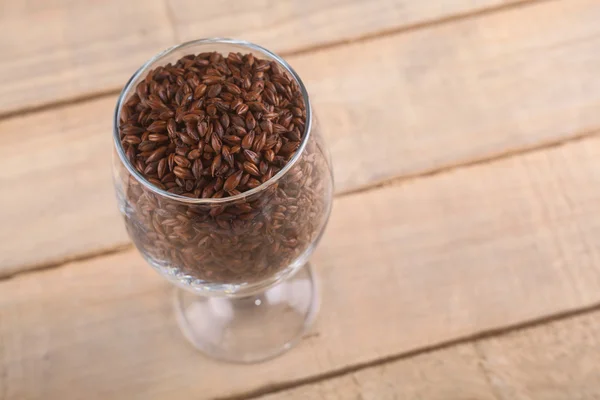 Malta asada en un vaso — Foto de Stock