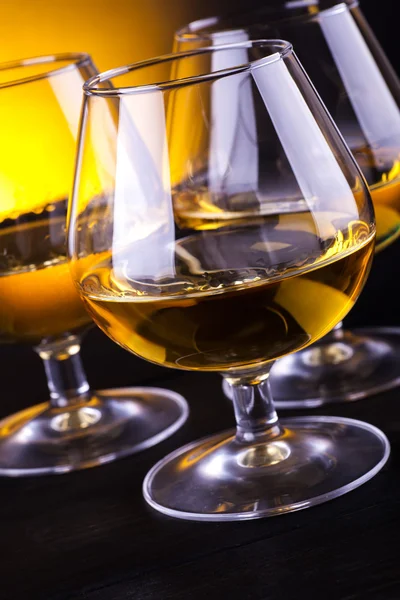 Glazen voor brandy — Stockfoto
