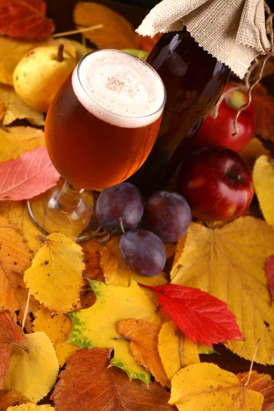Autumn beer — Stock Photo, Image