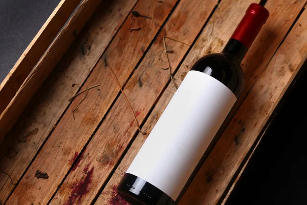 Bottle of red wine — Stock Photo, Image