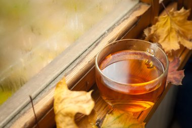 Autumn tea clipart